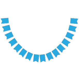 Bandeirinha um fundo azul com um gato preto e branco