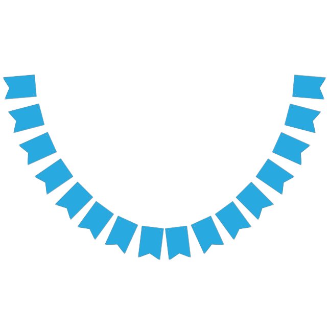 Bandeirinha um fundo azul com um gato preto e branco (Todos)