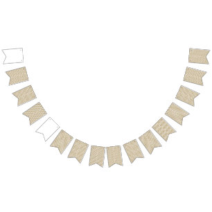 Bandeirinha um fundo branco com folhas verdes