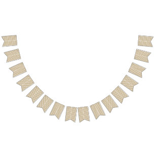 Bandeirinha um fundo branco com um padrão de folhas verdes