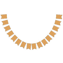 Bandeirinha um fundo laranja e amarelo com pequenos pontos