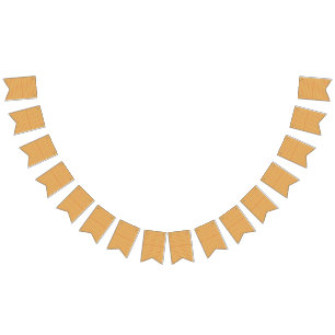 Bandeirinha um fundo laranja e amarelo com pequenos pontos