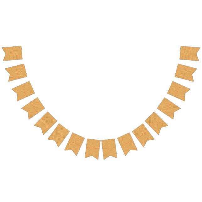 Bandeirinha um fundo laranja e amarelo com pequenos pontos (Todos)