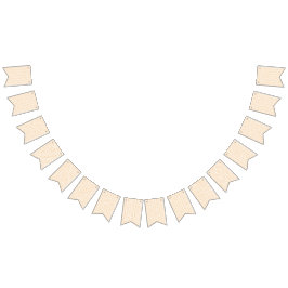 Bandeirinha um fundo laranja e branco com espirais