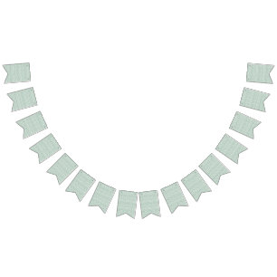 Bandeirinha um fundo verde e branco com folhas pequenas