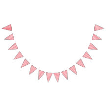 Um padrão geométrico vermelho e rosa com interlo