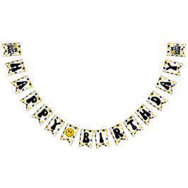 Bandeirinha Um primeiro aniversario Feliz