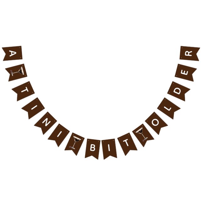 Bandeirinha Um Tini Bit Antigo, Festa de aniversário Espresso  (Todos)