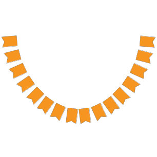 Bandeirinha Uma abstrato de mistura vibrante de laranja, verme