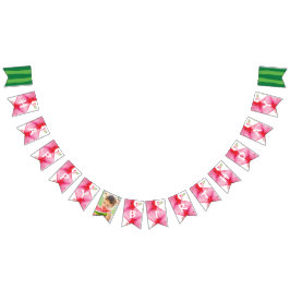 Bandeirinha Uma em uma foto de aniversário personalizada do Me