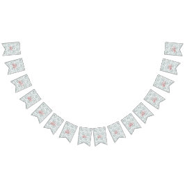 Bandeirinha uma flor vermelha sobre fundo preto