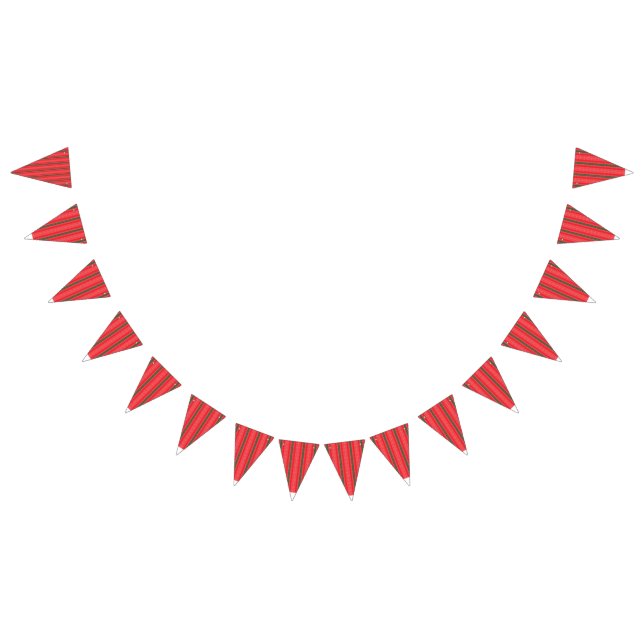 Bandeirinha Uma maçã vermelha brilhante senta-se numa superfíc (Todos)