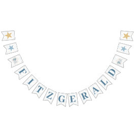 Bandeirinha Urso em um Banner de Bunting do Partido dos Balões