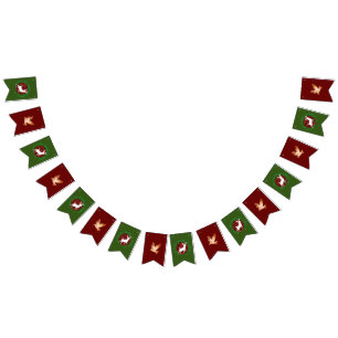 Bandeirinha "Vamos nos preparar para o Natal"