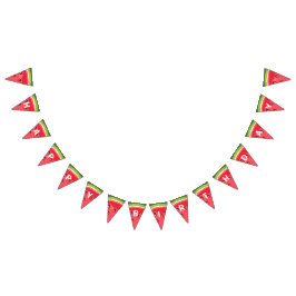 Bandeirinha Verão do partido do melão da estamenha do