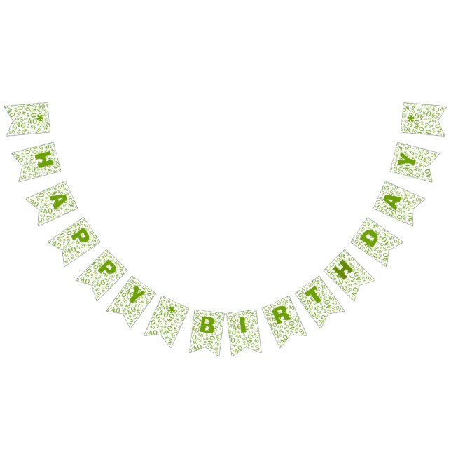 Bandeirinha Verde e branco do teste padrão do número do (Todos)