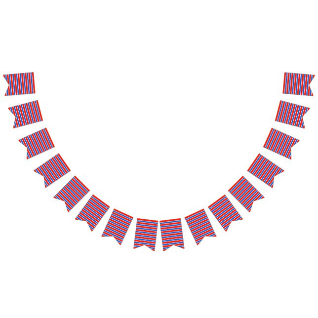 Bandeirinha Vermelho, Branco e Azul (Todos)