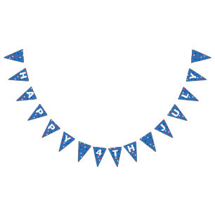 Bandeirinha Vermelho e Azul 4 de julho