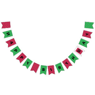 Bandeirinha Vermelho e verde