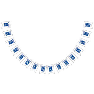 Bandeirinha Veterano deficiente