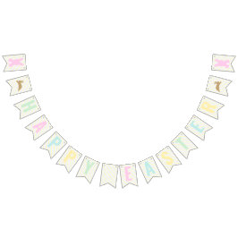 Bandeirinha Vinheta de Pastel Coelho felz pascoa