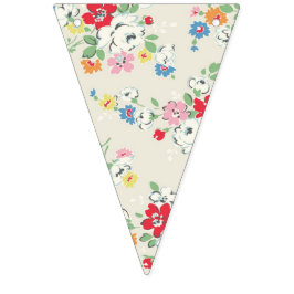 Bandeirinha Vintage Floral Bunting.