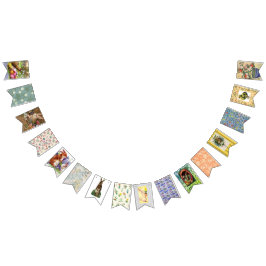 BANDEIRINHA VINTAGE PÁSCOA ILUSTRATION BUNTING