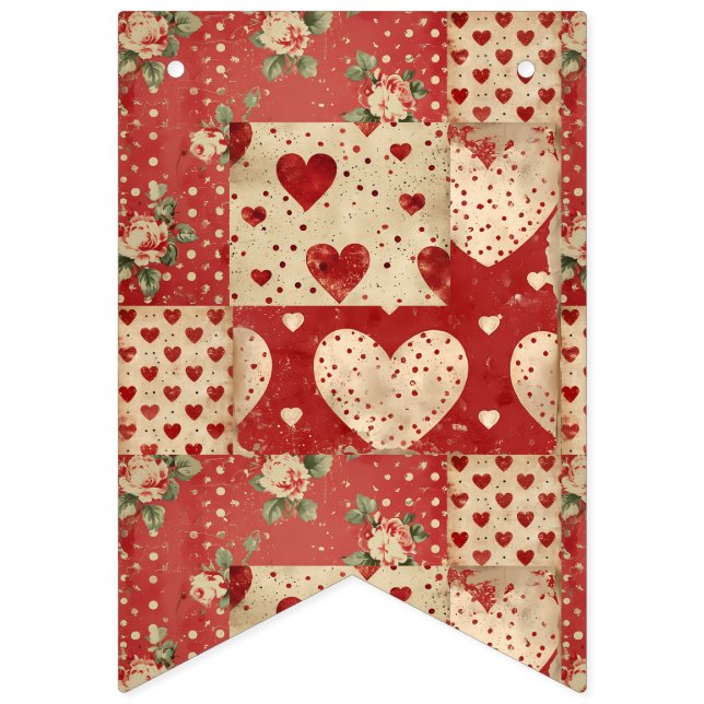 Bandeirinha Vintage shabby chic  (Primeira Bandeira)