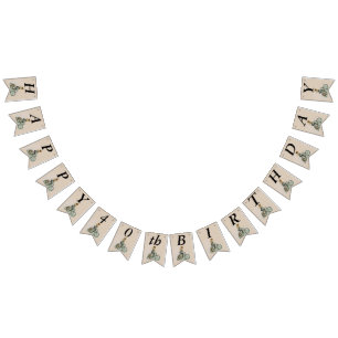 Bandeirinha Vítima da Bicicleta Cachorro de Aniversário