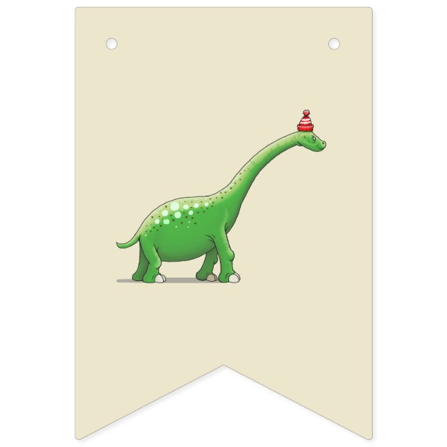 Bandeirinha Walter o Dinossauro Verde (Primeira Bandeira)