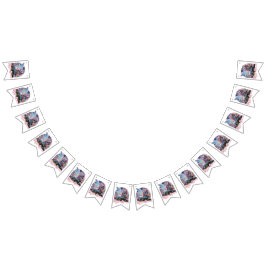 Bandeirinha Weißes Einhorn mit Flügeln - Magic Queen