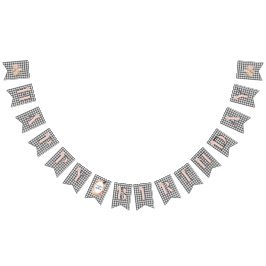 Bandeirinha Whimsical Alice Mad Hatter Wonderland Birthday 