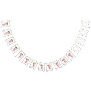 Bandeirinha Wild Multicolor Floral Primeiro Aniversário