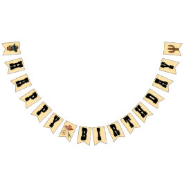 Bandeirinha Wild West Buckin' Birthday