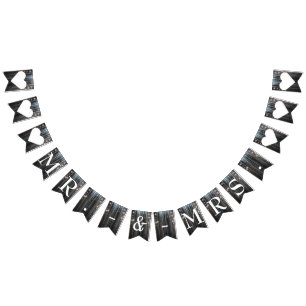 Bandeirinha Winter Wonderland Frozen Ice Sr. & Sra. Wedding