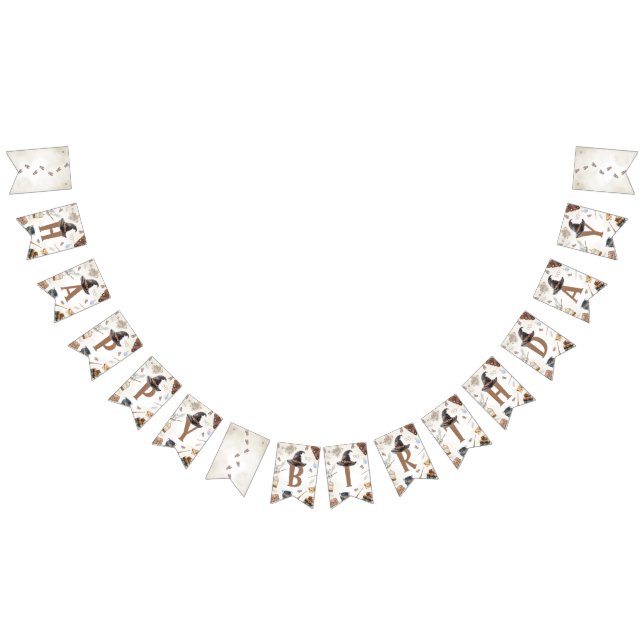 Bandeirinha Wizard Birthday Banner (Todos)