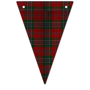 Bandeirinha Xadrez do vermelho do Natal