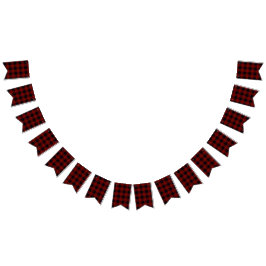 Bandeirinha Xadrez Vermelho