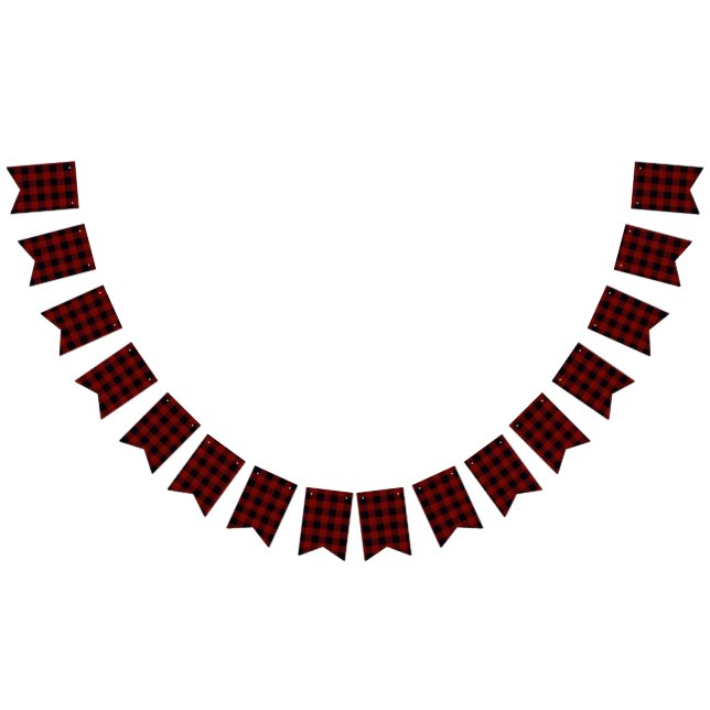 Bandeirinha Xadrez Vermelho (Todos)