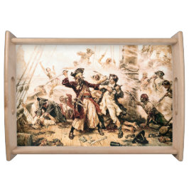 Bandeja Captura, Pirata Barba Negra, Vingança da Rainha An