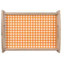Carreaux Vichy Orange