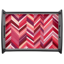Chevron Mauve Rosa Vermelho