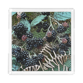 Bandeja De Acrílico Amoras-espinhosas