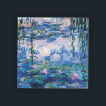 Bandeja De Acrílico Lírios de água de Monet<br><div class="desc">Lírios de água de Monet.  
Visite por favor minha loja para um design mais interessante e mais => bem escolhido zazzle.com/iwheels* da cor</div>