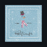 Bandeja De Acrílico Magic and Wonder Christmas Snowman Blue ID440<br><div class="desc">Linda bandeja de acrílico de Natal minimalista, com um estilizado boneco de neve, emoldurado em branco sobre um cadete azul espalhado com flocos de neve e estrelas. A tipografia de tendências de 'Magic and Wonder' completa a design. Adicione seu nome para personalizar, se preferido. Procure ID440 para ver outros produtos...</div>