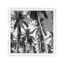 Palmeiras tropicais. Design posterizado.