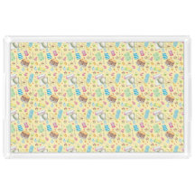 Bandeja de acrílico retangular do assar Bake