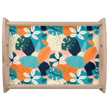 Bandeja de serviço inspirada nos anos 50/60