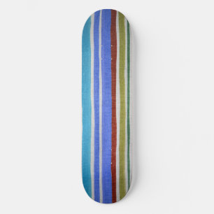 Bandeja de skate de tiras multicoloridas