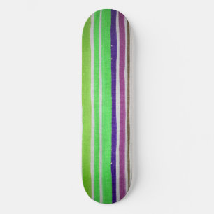 Bandeja de skate de tiras multicoloridas